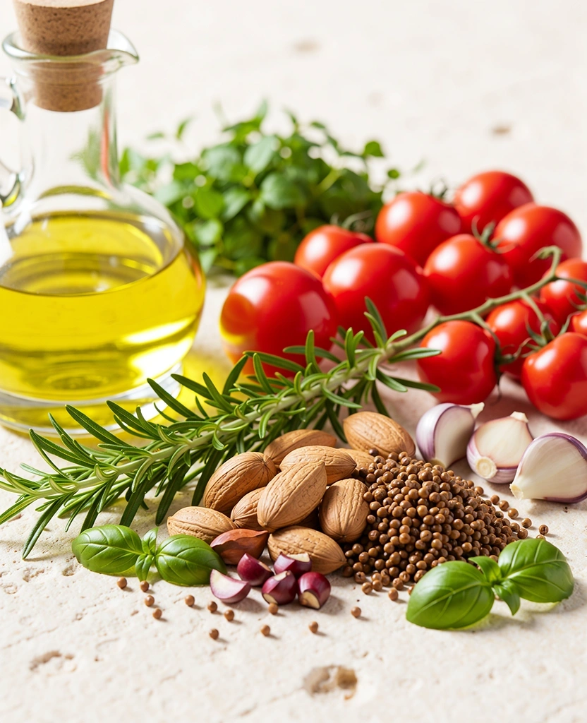 Terveellinen ruokavalio ainekset